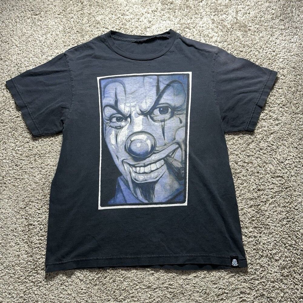 JOKER BRAND T-Shirt CLOWN Los Angeles Untouchable Reputation Size Small S 20x26